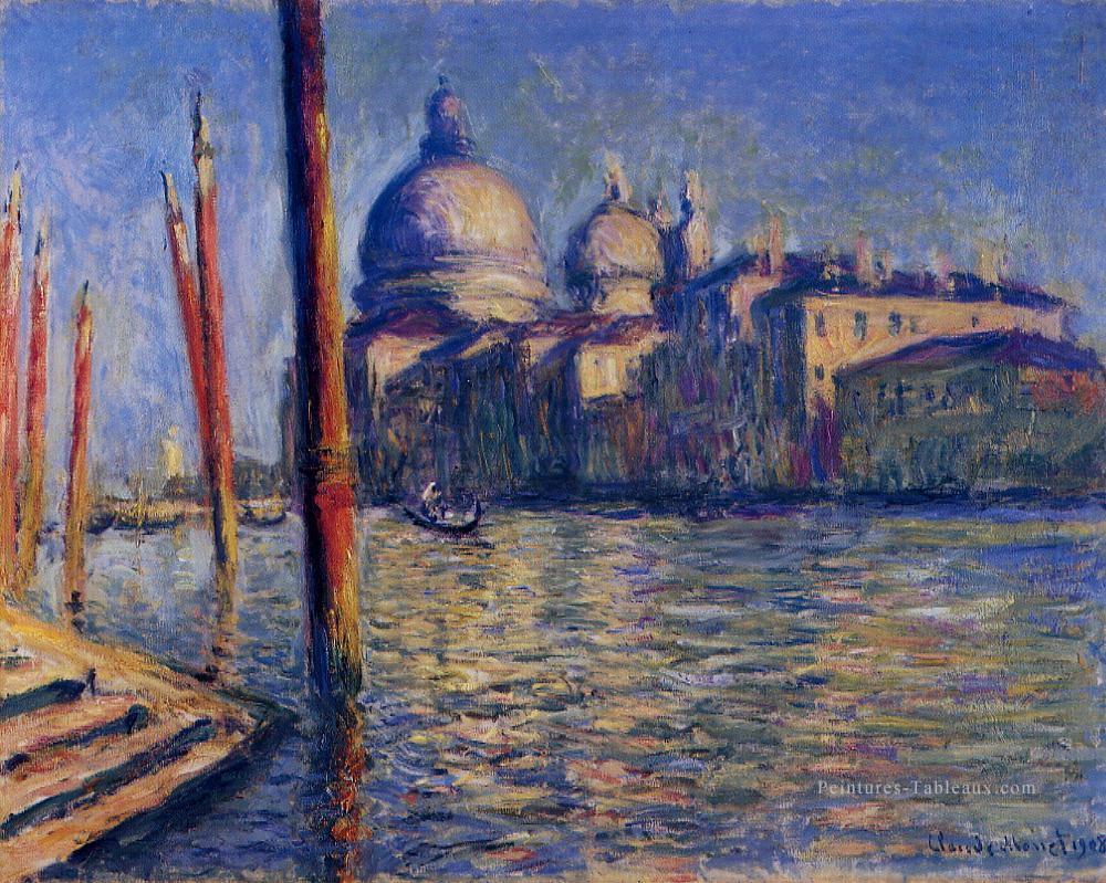 Le Grand Canal et Santa Maria della Salute Claude Monet Peintures à l'huile